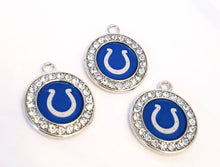 Load image into Gallery viewer, Indianapolis Colts NFL Football Charms. Sports Team Charms in 2cm. Rhinestone Charms
