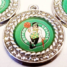 Load image into Gallery viewer, Boston Celtics Basketball NBA Charms. 2.5 Large Sports Team Charms
