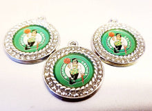 Load image into Gallery viewer, Boston Celtics Basketball NBA Charms. 2.5 Large Sports Team Charms
