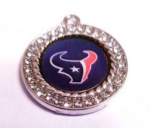 Load image into Gallery viewer, Houston Texans NFL Football Charms. Sports Team Charms. 2.5cm Rhinestone Charms
