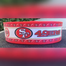 Load image into Gallery viewer, 1.5&quot; San Francisco 49ers Grosgrain Ribbon. NFL Football Sports Teams
