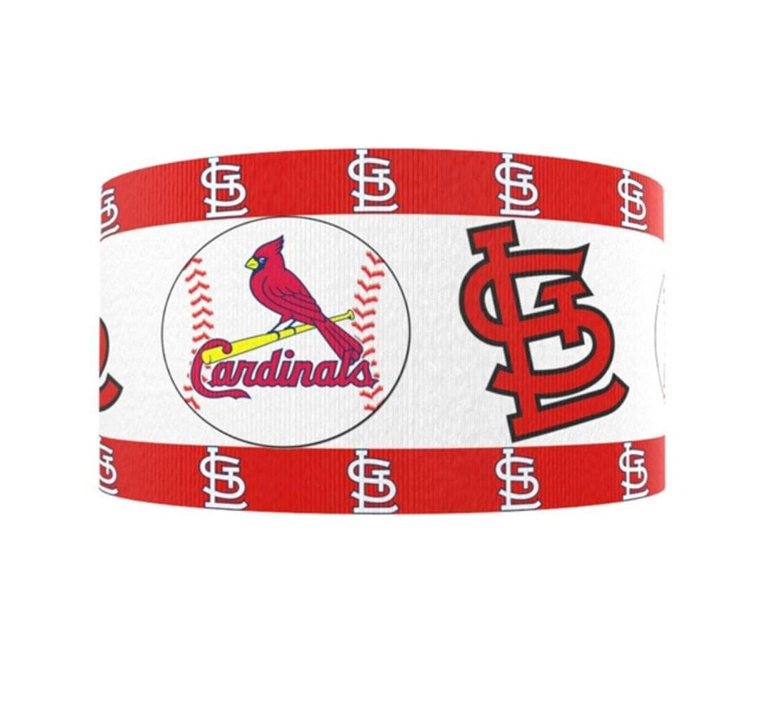 7/8 St. Louis Cardinals Ribbon. Baseball Sports MLB Ribbon. –  karenskrafterscorner