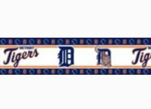 Load image into Gallery viewer, 7/8&quot; Detroit Tigers MLB Ribbon. Baseball Sports MLB Ribbon.
