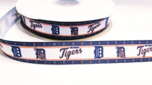 Load image into Gallery viewer, 7/8&quot; Detroit Tigers MLB Ribbon. Baseball Sports MLB Ribbon.
