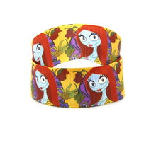 Load image into Gallery viewer, 5/8&quot; Nightmare Before Christmas Rag Doll Sally Grosgrain Ribbon. Halloween
