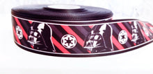 Load image into Gallery viewer, 1.5&quot; Darth Vader Star Wars Grosgrain Ribbon
