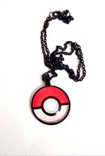 Load image into Gallery viewer, SALE!!! Pokemon Necklace Pokeball Necklace Pokemon Charms Pokemon Jewlery
