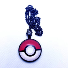 Load image into Gallery viewer, SALE!!! Pokemon Necklace Pokeball Necklace Pokemon Charms Pokemon Jewlery
