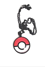 Load image into Gallery viewer, SALE!!! Pokemon Necklace Pokeball Necklace Pokemon Charms Pokemon Jewlery
