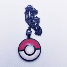 Load image into Gallery viewer, SALE!!! Pokemon Necklace Pokeball Necklace Pokemon Charms Pokemon Jewlery
