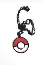 Load image into Gallery viewer, SALE!!! Pokemon Necklace Pokeball Necklace Pokemon Charms Pokemon Jewlery
