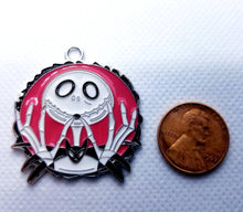 Load image into Gallery viewer, SALE!!! Jack Skellington Charm. Amazing Quality Metal Jack Skellington Jewlery
