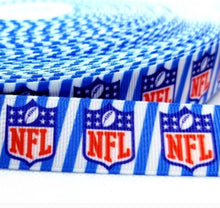 Load image into Gallery viewer, 7/8&quot; NFL Football League Sports Ribbon. Football Teams
