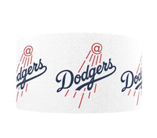 Load image into Gallery viewer, 7/8&quot; Los Angeles Dodgers Grosgrain Ribbon. MLB Sports Team Ribbon
