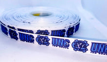 Load image into Gallery viewer, 5/8&quot; North Carolina Tar Heels Basketball Grosgrain Ribbon University Basketball Teams Ribbon Basket Ball Theme
