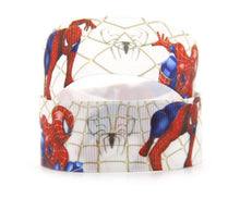 Load image into Gallery viewer, 1&quot; Spiderman Ribbon. Spiderman Hero with Spider Web, DC Super Heroes Grosgrain Ribbon
