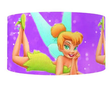 Load image into Gallery viewer, 1&quot; Tinkerbell Fairy Bright Colored Ribbon. Tinkerbell grosgrain ribbon. Favorite
